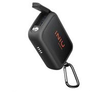 INIU 45W Fast Charging Power Bank, 20000mAh Outdoor Rugged Portable Charger | Camping & Hiking Battery Pack with Carabiner, USB-C Cable & Flashlight, for iPhone 17 16, Samsung S27 and more