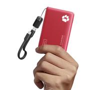 INIU Battery Pack, Ultra Slim 10000mAh 45W PD Power Bank, Fast Charging Mini Portable Charger, Travel Trip Family Essentials Powerbank for College Students Travelers Teen Boys Girls, Red