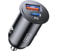 INIU Car Charger, Total 60W USB C 30W+USB A 36W Cigarette Lighter Charger