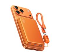 INIU for Magsafe Portable Charger, 10000mAh 25W Power Bank, Orange