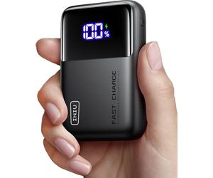 INIU Laptop Power Bank, 100 W 25000 mAh Power Bank, USB-C Input & Output, Small External Mobile Phone Batteries, Compatible with MacBook, Surface, iPad, Fire TV Stick, Camera, DJI, iPhone 17 16 15 14