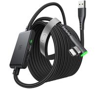 INIU Link Cable with Charging [16ft] for Meta Quest 3/3S, Oculus Quest 2/Pro, Pico 4, PC VR - USB 3.0 High Speed Data & Charging Cable, USB C Charger Cord for VR Headset Accessories - Upgraded Version