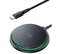 INIU Magnetic Wireless Charger, Qi2 Certified 15W Magnet Wireless Charging Pad with Cooling Fan, Fast Charging Pad for iPhone 17 16 15 14 13 12 Series AirPods 4 3 2 Pro