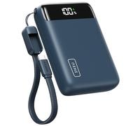 INIU Portable Charger, 20000mAh Small Power Bank, 22.5W Fast Charging Mini Battery Pack, Flight Cruise Ship Travel Family Essentials Phone Charger for College Students Travelers Teen Boys Girls, Blue