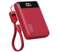 INIU Portable Charger, 22.5W 20000mAh Fast Charging Small Power Bank, Flight Cruise Ship Travel Essentials Mini Phone Charger Compatible with iPhone Samsung for College Students Teen Boys Girls, Red