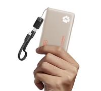 INIU Portable Charger, Ultra Slim 10000mAh 45W PD Power Bank, Fast Charging Mini Battery Pack, Travel Trip Accessories Ship Essentials for College Students Travelers Teen Boys Girls, Beige