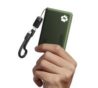 INIU Portable Charger, Ultra Slim 10000mAh 45W PD Power Bank, Fast Charging Mini Battery Pack, Travel Trip Accessories Ship Essentials for College Students Travelers Teen Boys Girls, Green