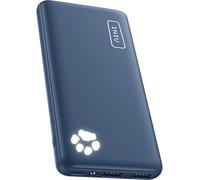 INIU Power Bank 10000mAh Slim USB-C Fast Charger, Light & Portable Blue