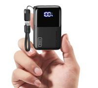 INIU Power Bank, 45 W 10000 mAh Mini Power Bank for Laptop, with Strong USB-C Cable, High-Speed Portable Charger USB C In & Out, Battery Pack for iPhone 16/15/14/13, Samsung, Google, MacBook, iPad and