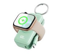 INIU Power Bank for Apple Watch, Mini 20W 5000mAh Portable Charger | 20W Fast Charging, Travel Keychain, Built-in USB-C Cable, Flight-Safe, Battery Pack for Apple Watch, iPhone 18 17, Samsung
