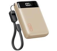 INIU Power Bank, Ultra Small 20000mAh 22.5W PD Portable Charger Fast Charging, USB C in&Out Battery Pack, Mobile Phone Portable Power Banks Compatible with iPhone 17 16 15 Samsung S22, Beige