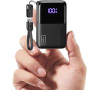 INIU 45W 10000mAh Portable Charger, Mini Power Bank with Built-in USB-C (Input/Output), Fast Charging External Battery Pack for iPhone 16/15/14/13, Laptop, Samsung, iPad, Travel