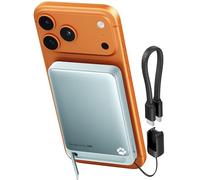 INIU Qi2 Certified Magnetic 45W Power Bank, Slim 10000mAh Fast Charging Portable Charger, with USB C in&Out Cable, Battery Phone Charger for iPhone 16/16 Plus/16 Pro Max, iPhone 15/14/13 Series, Blue