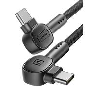 INIU USB C Charger Cable, [100W 2 Pack 2m+2m] 20V/5A PD QC 4.0 Fast Charging USB C to USB C Cable, Nylon Braided Type C Cable for Samsung Galaxy S22 Ultra S21 S20 S10 Huawei iPad Pro MacBook Air etc.