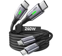 INIU USB C Charger Cable, 240W PD [2-Pack 2m] Type C Charge Cable
