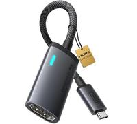 INIU USB C to HDMI Adapter, 4K@60Hz HDMI to USBC Adapter, 4K HDMI Converter for Macbook Neo Air, iPad Pro, iPhone 17 16 Pro Max, Samsung Galaxy S26 S25 Ultra, Pixel, Surface Pro, Monitor, Projector