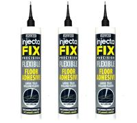 Injectafix Precision 300ml From Floor-Fix Pro - Fix Loose Tiles - For Loose & Hollow Tiles, Wood, LVT & Laminate - Includes 1.9mm Syringe Tip - Adjustable to 6mm + Anti-Clog Performance (pack of 3)
