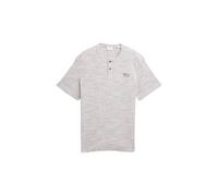 Injected Structured T-Shirt Tom Tailor Henley Blanc L
