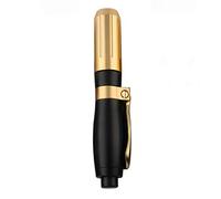 Injection Gun Hyaluron Pen, 0.3ml/0.5ml Head Gold Hyaluronic Acid Pen Meso Gun Lip Injection Anti Wrinkle,Black,0.3ml