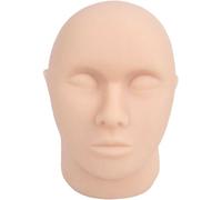Injection Training Face Model - Silicone Head Model for Micro-Plastic Teaching, Suture Practice, Beauty Display, Eyebrow Tattooing Exercise, Bone Tissue Included