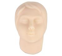 Injection Training Silicone Mannequin Face Model Head Model for Micro-Plastic Teaching, Practice Training to Medical Student, Doctor, Esthetician