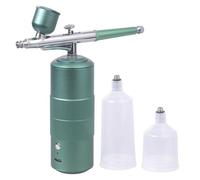 Injector Air Compressor Kit Air Brush Paint Spray Rechargeable for Nail Art Craft Cake Fog Sprayer Professional Set