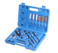 Injector Cleaner - 19psc Injector Seat Cleaning Brush Set, Engine Maintenance & Carbon Remover Tool Kit For Throttle Body Cleaning Automotive Repair