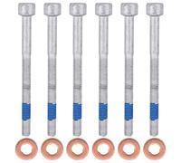 Injector Cylinder Screw Copper Sealing Rings Expansion Screws Injector Mount for W203 W204 W169 W212 W211 W164 Sprinter W906 Vito Viano W639 Forfour 454 A B C E G M R S V GL CLC CLK CLS Class