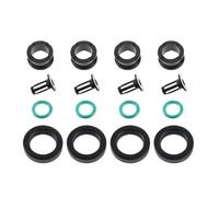 Injector Fit for Honda Accord Integra Prelude Civic CRX GTK-014E 4 Sets Rubber Fuel Injectors Seals Repair Kit Fuel Petrol Injector Nozzle