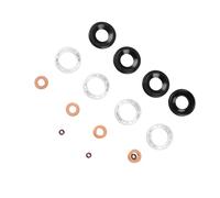 Injector Seal Kit 1314368,Fuel Injector Seal Washer O Ring Set, Injector Gasket O Ring Seal Repair Kit Fit 1317370 for CITROEN Berlingo C2 C3 C4 Fuel Injectors
