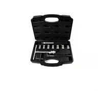 Injector Seat Reamer Kit 5pcs for Diesel Engines(11-piece Set) | Multi-size reamers, flat and spiral tips, cleans debris, ensures optimal seating, professional grade