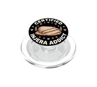 Injera Certified Addict Cute Ethiopian Food Teff Bread Lover PopSockets PopGrip for MagSafe
