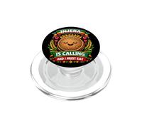 Injera Is Calling And I Must Eat Ethiopian Food Lover PopSockets PopGrip for MagSafe