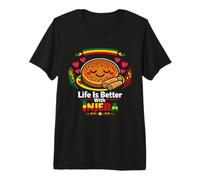 Injera Lover Ethiopian Food Flatbread Teff Habesha Pride Premium T-Shirt