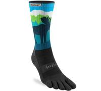 Injinji Artist Des Trail Midweight Crew Mens in Ridgelines