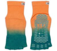 Injinji GRIP TOELESS MINI-CREW DESERT OASIS M/L, Orange-Green, M-L Kurz