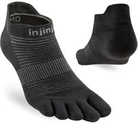 Injinji Lightweight Men No-Show Performance Run Toe Sock - - Size: M