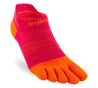 Injinji - Women's Run Lightweight No-Show - Running socks size 7-10+, red