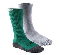 Injinji Mens Liner+Hiker Socks Forest Grey 44.5-47.5