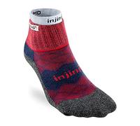 Injinji Mens Liner Runner- Teensokken - Rood - Unisex - Mini Crew - Lightweight