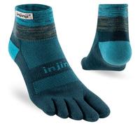 Trail Midweight Mini Crew Unisex Running Toe Socks Midnight