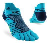 Injinji Men's Mid-Weight Ultra-Run No-Show Toe Socks - Uk: 10-12, Pacific Blue
