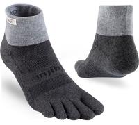 Injinji Mid Weight Mens Trail Run Mini-Crew Toe Socks - - Size: S