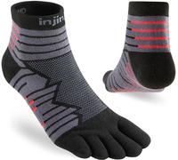 Injinji Mid Weight Mens Ultra Run Mini Crew Toe Socks - - Size: L