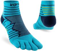 Injinji Mid Weight Women Ultra Run Mini Crew Toe Socks - - Size: L