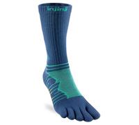 Injinji Performance Socks Ultra Run Crew Running Socks Blue, poseidon, S