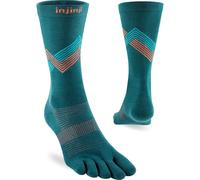 Injinji Run Lightweight Crew Lagoon Toe Socks