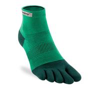 Injinji Run Lightweight Mini Crew Socks XL 47½+ Green - Ultimate Comfort for Running and Training