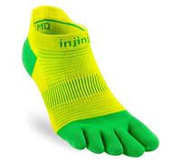 Injinji - Run Lightweight No-Show - Running socks size XL, green
