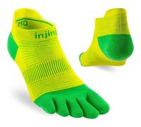 Injinji Run Lightweight No-Show Five Finger Running Toe Socks Clover